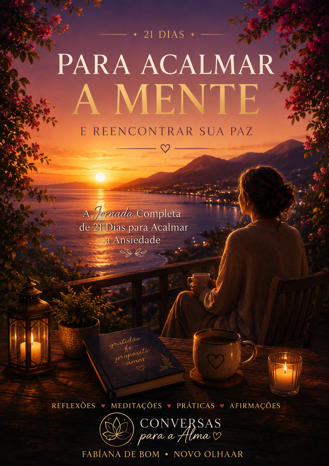 21 Dias Para Acalmar a Mente e Reencontrar Sua Paz — Conversas para a Alma, Fabiana de Bom, Novo Olhaar